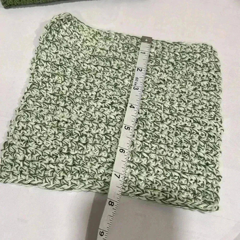 100% Cotton Handmade Washcloths & Face Scrubbies